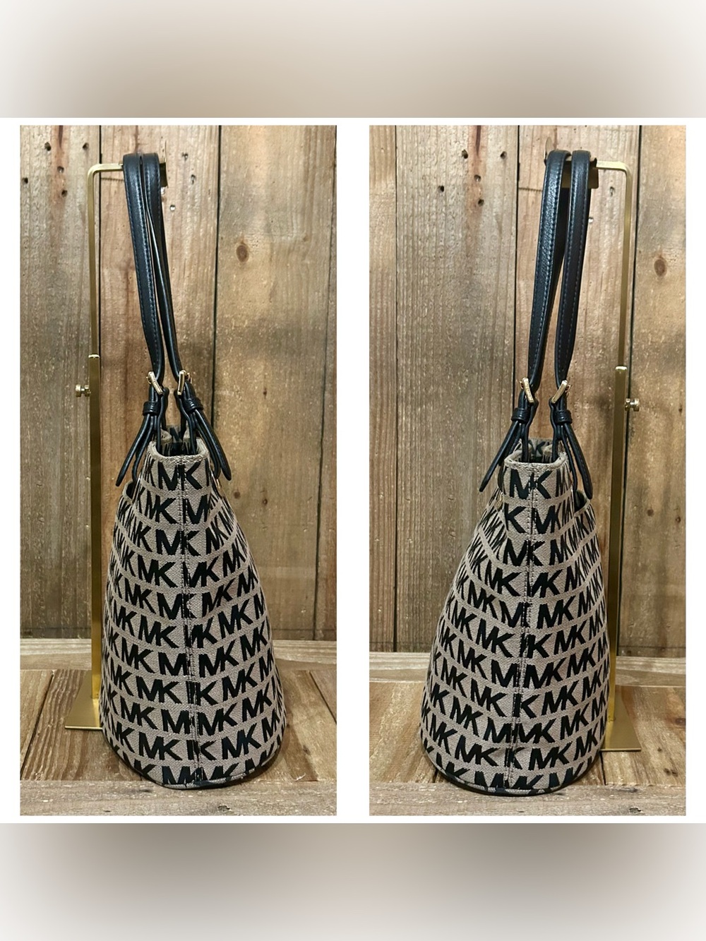 Michael Kors. Jet Set Signature Tote Bag with Free Wristlet & Dust Bag. - Picture 5 of 16